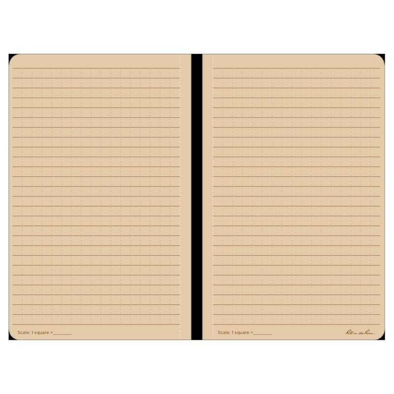 Rite in the Rain Weatherproof Tactical Field Kit: Tan CORDURA Fabric Cover, 4.625" x 7.25" Tan Tactical Notebook, and Weatherproof Pen (No. 980T-KIT) - Image 3
